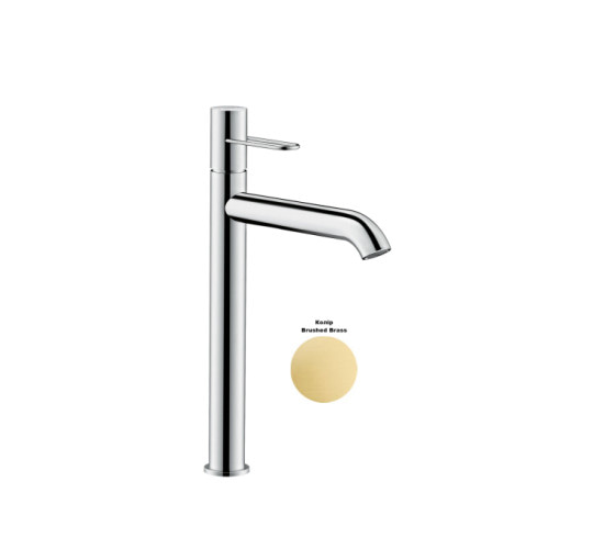 Змішувач Axor Uno 250 для раковини з ручкою Loop, Brushed Brass 38034950