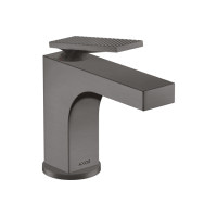 Змішувач Axor Citterio 90 Lever rhombic cut для раковини pop-up, Brushed Black Chrome 39001340