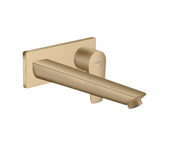 Смеситель Hansgrohe Talis E для раковины со стены скрытого монтажа 225 мм Brushed Bronze (71734140)