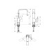 Смеситель Hansgrohe Metropol 230 для умывальника Matt Black (32511670)