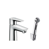 Змішувач Hansgrohe Talis E 110 для умивальника з гігієнічною лійкою (71729000)