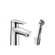 Смеситель Hansgrohe Talis E 110 для умывальника с гигиенической лейкой (71729000)
