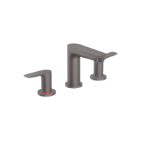 Змішувач Hansgrohe Talis E для умивальника на 3 отвори Brushed Black (71733340)