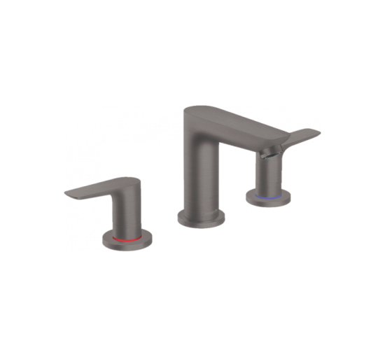 Змішувач Hansgrohe Talis E для умивальника на 3 отвори Brushed Black (71733340)