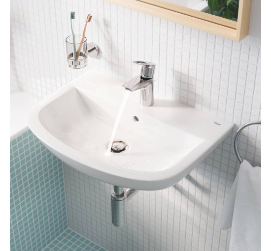 Змішувач для умивальника одноважільний GROHE BauLoop хром латунь 23337001