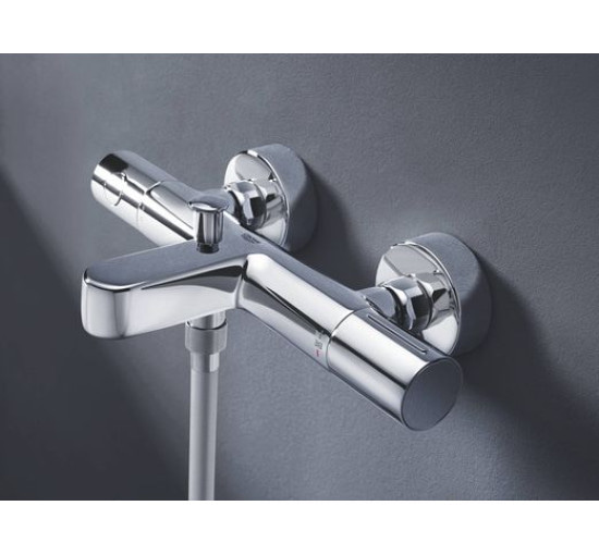 Смеситель для ванной с термостатом GROHE QuickFix Precision Get хром латунь 34774000