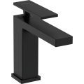 Смеситель hansgrohe Tecturis E для раковины со сливным гарнитуром, черный матовый 73010670