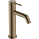Смеситель hansgrohe Tecturis S EcoSmart+ для раковины со сливным гарнитуром, бронза 73310140