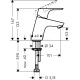 Смеситель hansgrohe Focus для раковины 31130000