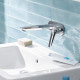 Змішувач для умивальника одноважільний настінного монтажу HANSGROHE Novus хром латунь 71127180