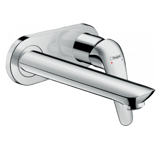 Змішувач для умивальника одноважільний настінного монтажу HANSGROHE Novus хром латунь 71127180
