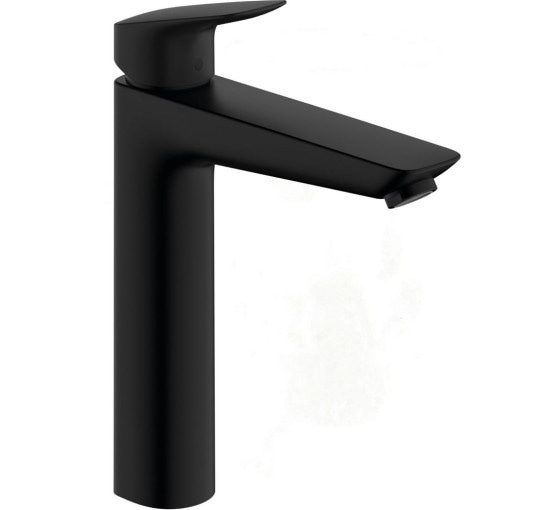 Змішувач для умивальника одноважільний HANSGROHE Logis чорний латунь 71091670