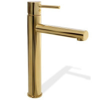 змішувач для умивальника Rea Tess золото високий (REA-B8803)