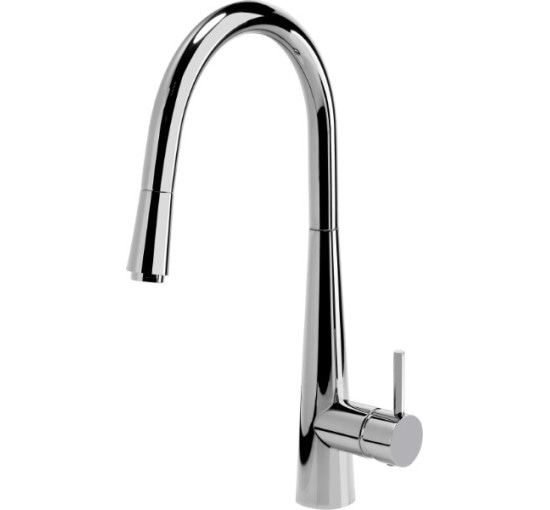 Смеситель для мойки Deante Aster хром с выдвижным носиком (BCA 072M)