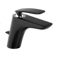 Смеситель для умывальника Kludi Balance черный матовый/хром, без д / к (520268775)