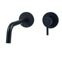 LIG006NO70 LIGHT Смеситель раковины, излив 175 мм черный