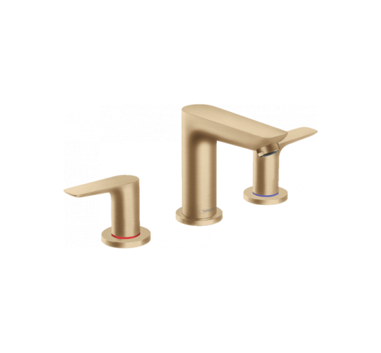 Смеситель Hansgrohe Talis E для умывальника на 3 отверстия Brushed Bronze (71733140)