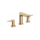 Смеситель Hansgrohe Talis E для умывальника на 3 отверстия Brushed Bronze (71733140)