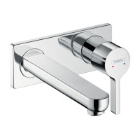 Смеситель Hansgrohe Metris S для умывальника со стены 225 мм Chrome (31163000)