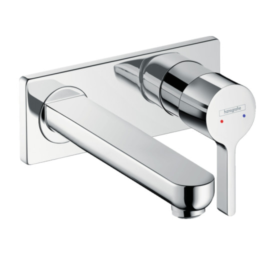 Смеситель Hansgrohe Metris S для умывальника со стены 225 мм Chrome (31163000)