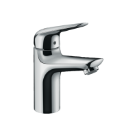 Змішувач Hansgrohe Novus 100 для умивальника LowFlow 3.5 л/хв, з донним клапаном push open (71034000)