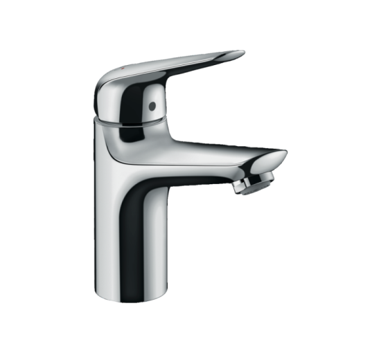 Змішувач Hansgrohe Novus 100 для умивальника LowFlow 3.5 л/хв, з донним клапаном push open (71034000)