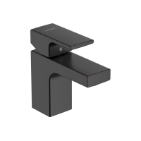 Смеситель Hansgrohe Vernis Shape 70 для умывальника с донным клапаном pop-up Matt Black (71560670)