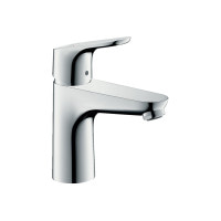 Смеситель Hansgrohe Focus E 100 для умывальника LowFlow 3.5 л/мин без донного клапана (31513000)