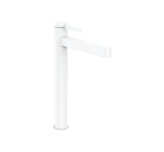 Змішувач Hansgrohe Finoris 260 для умивальника з донним клапаном push-open. Matt White (76070700)