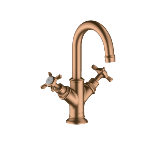 Смеситель Axor Montreux 160 для раковины двухвентельный Brushed Bronze 16505140