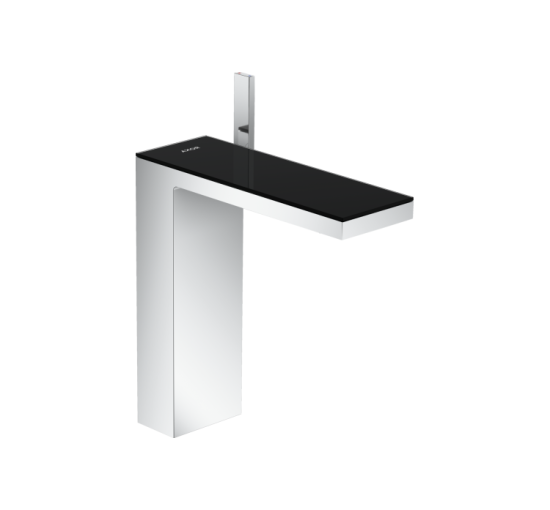 Смеситель Axor MyEdition 230 для раковины Chrome/Black Glass 47020600