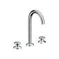 Змішувач Axor One Select 170 для умивальника на 3 отвори з донним клапаном push-open. Chrome (48070000)