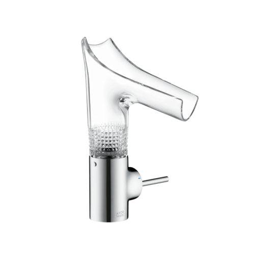 Змішувач Axor Starck V 140 для раковини Diamond Cut Chrome 12122000