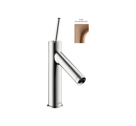 Змішувач Axor Starck 90 Pin для раковини Brushed Red Gold 10117310