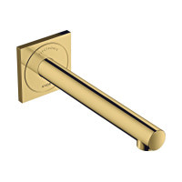 Змішувач Axor Uno сенсорний для умивальника зі стіни 230V, вилив 220 мм, Polished Gold Optic 45111990