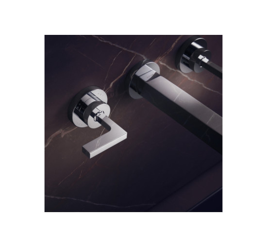 Змішувач Axor Citterio 222 Lever для раковини зі стіни на 3 отвори 39147000 Chrome