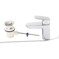 Смеситель Hansgrohe Logis 100 для умывальника со сливным гарнитуром (71100000)