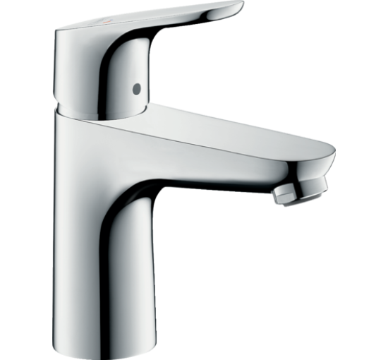 Смеситель hansgrohe Focus для раковины, 100 CoolStart без сливного гарнитура, хром 31509000