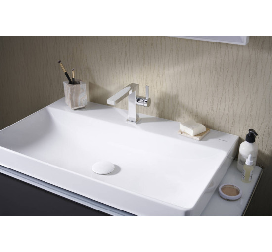 Змішувач hansgrohe Tecturis E CoolStart EcoSmart+ для раковини без зливного гарнітура, хром 73021000