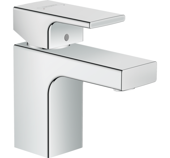 Смеситель hansgrohe Vernis Shape для раковины со сливным гарнитуром, хром 71566000