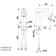 Змішувач для умивальника KFA Armatura ANGELIT
