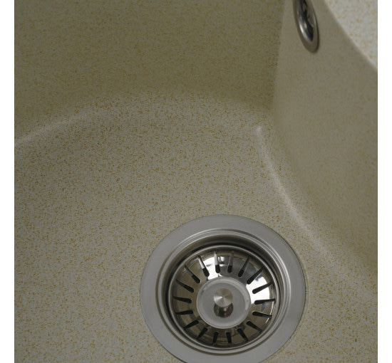 Гранітна мийка для кухні Platinum 480 TURAS матова Пісок