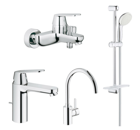 Набір змішувачів Grohe Eurosmart M-Size 126115MK