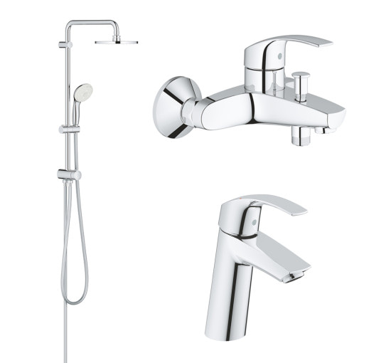 Набір змішувачів Grohe Eurosmart 123389M
