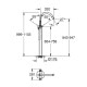 Смеситель для ванны Grohe Grandera 23318000