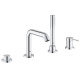 Смеситель для ванны на 4 отверстия Grohe Essence New (19578001)