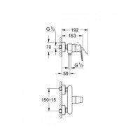 Змішувач для душу Grohe Eurosmart Cosmopolitan (32837000)