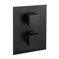 LEQ518NO/M LIGHT Смеситель для душа термостатический скрытого монтажа, черный мат