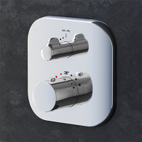 Змішувач для душу, який монтується у стіну, з термостатом AM.PM F3075600 Sensation
