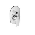 Змішувач Hansgrohe Vernis Shape прихованого монтажу для ванни/душу, верхня частина 200 Chrome (71458000)